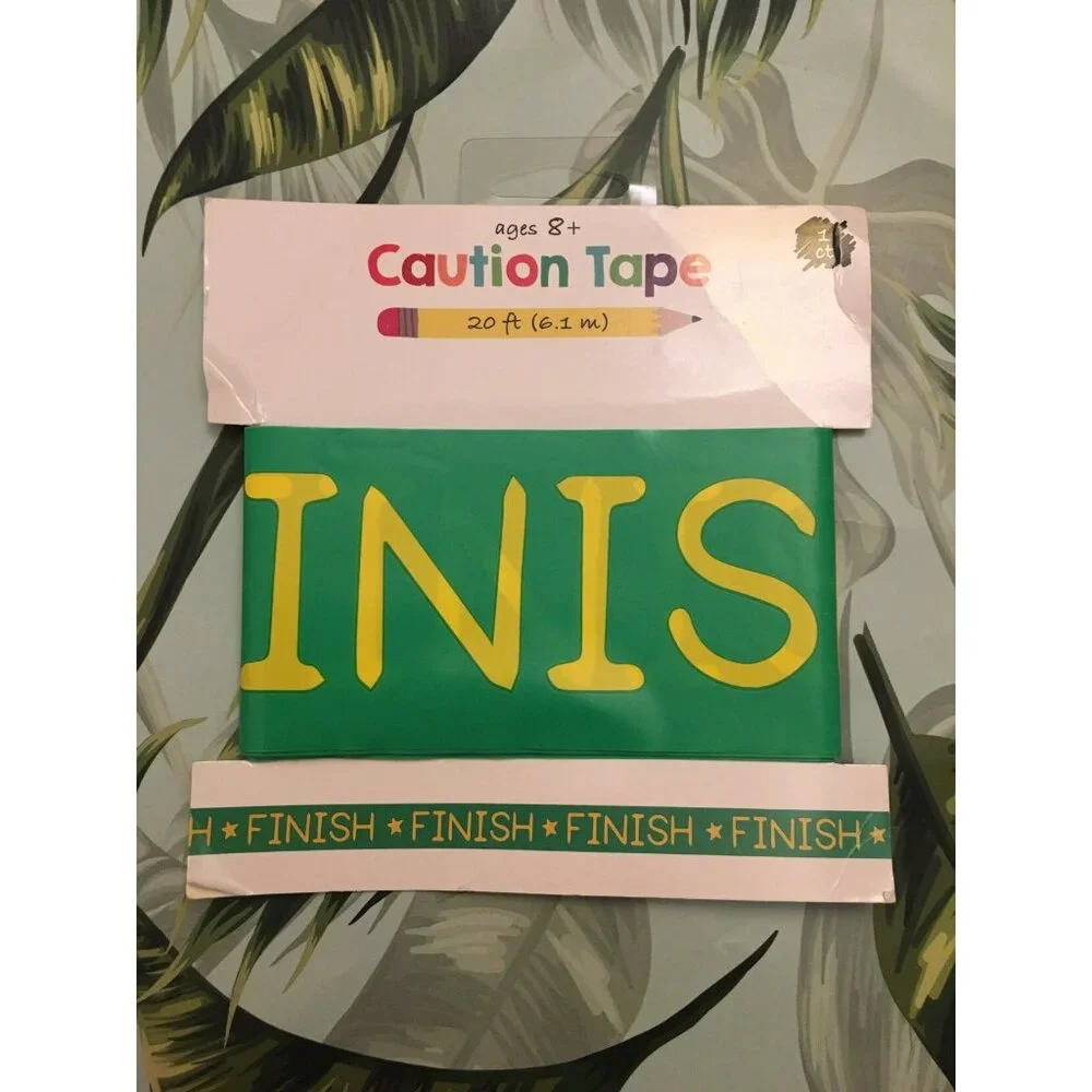 Free With A Bundle only!! Finish 20ft Caution Tape